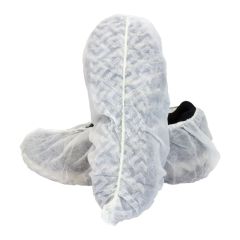 Safety Zone DSCW-300-XL Polypropylene Shoe Covers with Tread, White, X-Large