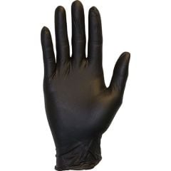 Powder-Free Disposable 3.3 Mil Nitrile Gloves, Black