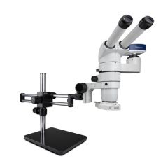 Scienscope CMO-PK10-E1 E-Series 20° Fixed Trinocular Microscope with Dual Boom Stand