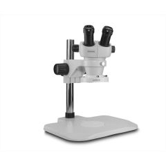 Scienscope ELZ-PK1-E1 ELZ-Series Binocular Microscope with Post Stand & LED Ring Light