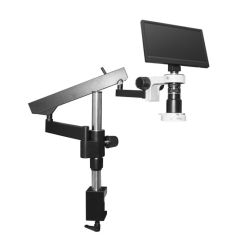 MAC3 Ergonomic Inspection System with LED Ring Light, Articulating Arm & 1080p Camera