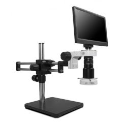 MAC3 Ergonomic Inspection System with LED Ring Light, Double Arm Boom Stand & 1080p Camera