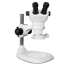 NZ-Series Binocular Microscope with Post Stand & LED Ring Light