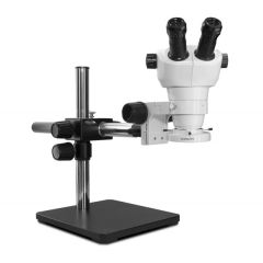 NZ-Series Binocular Microscope with Boom Stand & LED Ring Light
