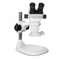 SSZ-II Series Binocular Microscope with Post Stand & LED Ring Light