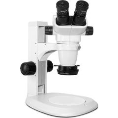 SSZ-II Series Binocular Microscope with Track Stand & High Intensity LED Ring Light