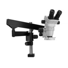 SSZ-II Series Binocular Microscope with Heavy-Duty Articulating Arm & LED Ring Light