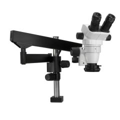 SSZ-II Series Binocular Microscope with Heavy-Duty Articulating Arm, High Intensity LED Ring Light & Polarizer