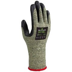 Showa Glove 257 Foam Nitrile Palm Coated 13-Gauge Stainless Steel/Aramid Cut-Resistant Gloves