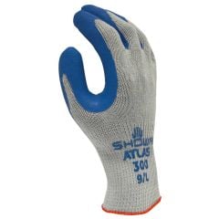 Showa Glove 300 Latex/Rubber Palm Coated 10-Gauge Cotton Polyester General Purpose Gloves