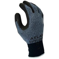Showa Glove 341 Latex/Charcoal Palm Coated 13-Gauge General Purpose Polyester Gloves