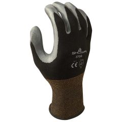 Showa Glove 370B Lint-Free Nitrile Coated Palm Dipped 13-Gauge General Purpose Nylon Gloves