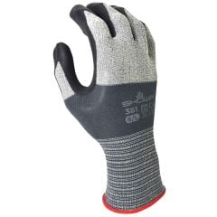 Showa Glove 381 Nitrile Foam Coated Extended Cuff 19-Gauge General Purpose Microfiber Gloves