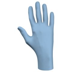 Showa Glove 7502PF Eco Best Technology® Powder-Free Biodegradable 2.5 Mil Nitrile/EBT Gloves with Bisque Fingertips