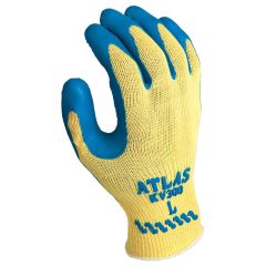Showa Glove KV300 Kevlar® Rubber Palm Coated 10-Gauge Cut-Resistant Gloves