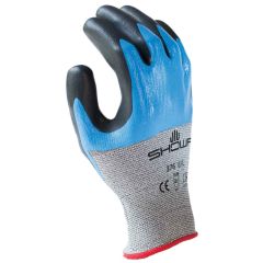 Showa Glove S-TEX376 Hagane Coil® Nitrile/Foam Palm Coated 13-Gauge Cut-Resistant Gloves
