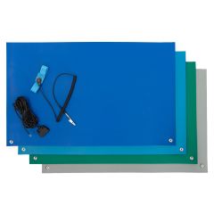 StaticTech Smooth Dual-Layer Rubber Anti-Static Workstation Mat Kits