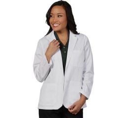 Fashion Seal® 128 Womens' Consultation Lab Jacket with 3 Inner & 2 Outer Pockets, White