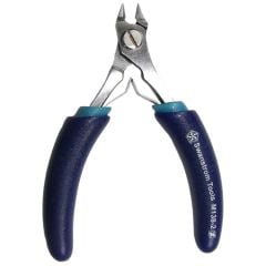 Medical-Grade Micro Tapered & Relieved Head Diagonal Super Flush Carbon Alloy Steel Cutter with Traditional Handles, 4.20" OAL