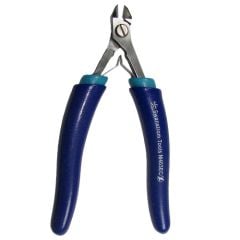 Precision Medical-Grade Fine Small Dual Tapered Head Diagonal Full-Flush Carbide Cutter with Ergonomic Handles, 5.60" OAL