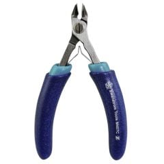 Medical-Grade Long Small Dual Tapered Head Diagonal Full-Flush Carbide Ultra Sharp Cutter with Traditional Handles, 4.70" OAL