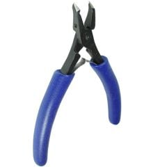Medical-Grade Long 45° Head Shear Flush End Cutter with Short Traditional Handles, 4.99" OAL