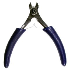 Medical-Grade Short Tapered Head Diagonal Super Flush Cutter with Short Traditional Handles, 4.61" OAL