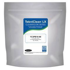 Teknipure TC3PB1S-99 TekniClean Laundered Standard Weight Polyester Knit Wipers, ESD Packed, 9" x 9"
