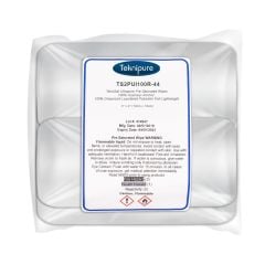 Teknipure TS2PUI100R-44 TekniSat Laundered Polyester Knit Presaturated Wipers Refill, 100% IPA, 4" x 4"