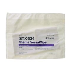 Texwipe STX624 VersaWipe® Sterile Cellulose/Polyester Wipes, 4" x 4"