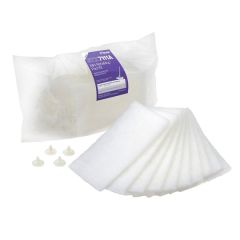 Texwipe STX7111A Mini AlphaMop™ Isolator Cleaning Tool Sterile Polyester Pad Replacement Kit, 7" (Case of 100)