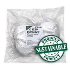 Texwipe TX1720 Revolve™ Sustainable Polyester Integrated Mop Cover & Pads for Mini AlphaMop™ / Isolator Cleaning Tool™ (Case of 100)