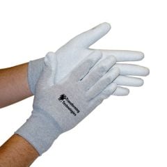 Transforming Technologies GL4500P Palm Coated Nylon Knit ESD Inspection Gloves