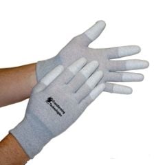 Transforming Technologies GL4500T Finger Tip Coated Nylon Knit ESD Inspection Gloves