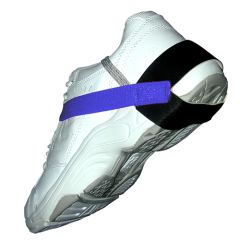 Transforming Technologies HG1360B Cup-Style Stretch Velcro Heel Grounder, 1 MegOhm Resistor, Blue