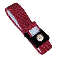 Transforming Technologies WB5026 Adjustable Maroon Anti-Allergy Elastic Wrist Band with 4mm Snap