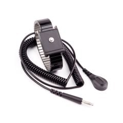 Transforming Technologies WB6043 Metal Wrist Band, includes 12' Coil Cord
