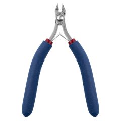 Tronex 7222 Relieved Medium Pointed Tapered Head Flush Carbon Steel Cutter with Ergonomic Handles