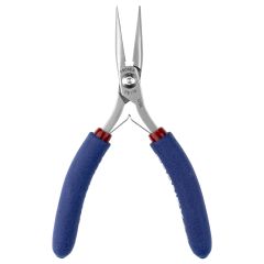 Tronex P511S Long Smooth Jaw Chain Nose Carbon Steel Pliers with Serrated Tips