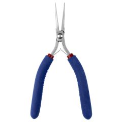 Tronex P724 Extra Long Smooth Jaw Needle Nose Carbon Steel Pliers with Ergonomic Handles