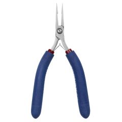 Tronex P741 Flat Nose Pliers with Long, Smooth Jaw, Step Tips & Long Ergonomic Handles, 6.40" OAL