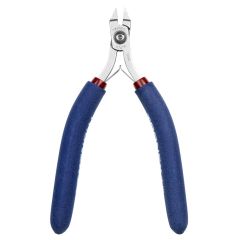 Tronex P747A Stubby Smooth Jaw Angled Flat Nose Carbon Steel Pliers with Ergonomic Handles