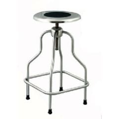 UMF Medical SS6701 Stainless Steel Lab Stool with Footring