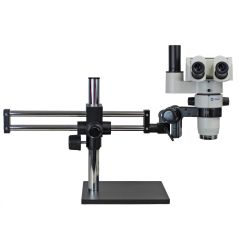 Unitron 24800BB-TRT5 System 374 Ergo Trinocular Microscope with Boom Stand, Camera & LED Ring Light Options