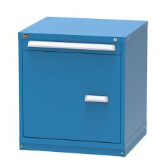 Vidmar RP1082AL Bench Height Drawer Cabinet with 1 Drawer and 1 Door, 33" x 30" x 27.75"
