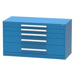 Vidmar RP1149AL Bench Height Drawer Cabinet with 5 Drawers, 33" x 60" x 27.75"