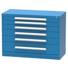 Vidmar RP1171AL Bench Height Drawer Cabinet with 6 Drawers, 33" x 45" x 21.38"