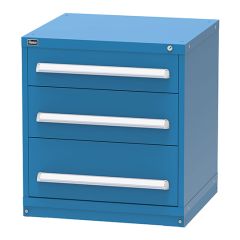 Vidmar RP1197AL Bench Height Drawer Cabinet with 3 Drawers, 33" x 30" x 27.75"