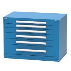 Vidmar RP1198AL Bench Height Drawer Cabinet with 6 Drawers, 33" x 45" x 27.75"