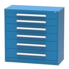 Vidmar RP2151AL Counter Height Drawer Cabinet with 6 Drawers, 44" x 45" x 21.38"